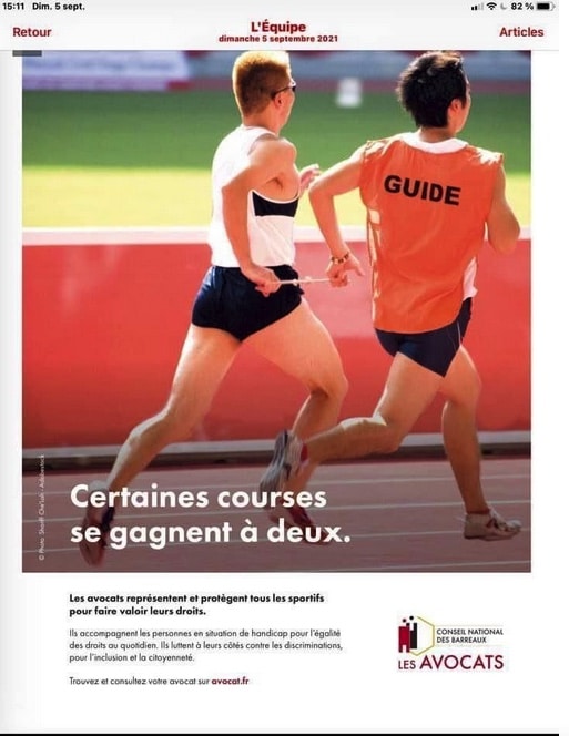 L’avocat et son client forment une équipe