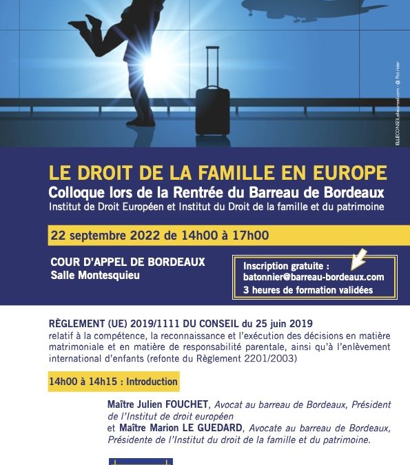 Droit de la Famille en Europe